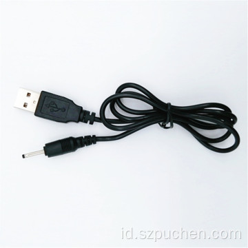 Kabel pengisian daya USB2.0 ke kabel daya DC 2.0*0.6mm